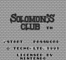 Image n° 1 - screenshots  : Solomon's Club